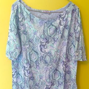 Fresh Produce blue and purple Tunic